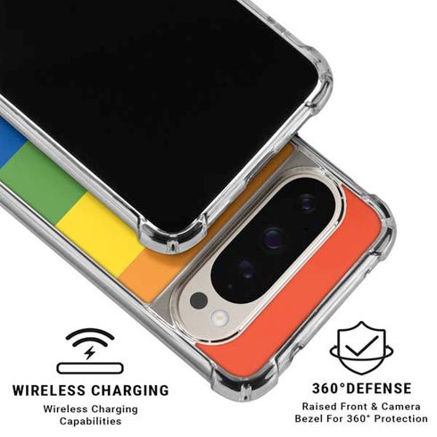 The Rainbow Flag Pixel 9/9 Pro Clear Case